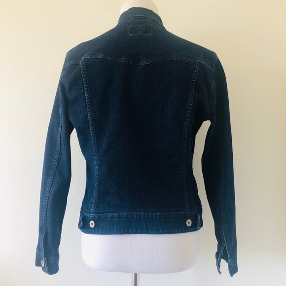 LEVI'S ORIGINAL TRUCKER JACKET DARK WASH MEDIUM - Picture 3 of 5